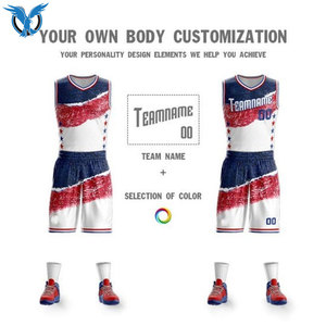 Uniforme de baloncesto 100% poliéster para adultos y niños, secado rápido, transpirable, para deportes al aire libre, Unisex, novedad - Product Image 3