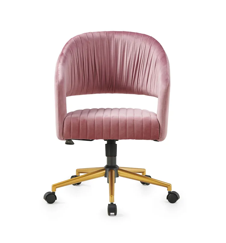 Pink Wholesaler Modern Luxury Fabric Girl Makeup Vanity Chairs Velvet For Table