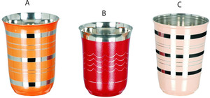 Verre à boire de voyage classique en acier inoxydable coloré, respectueux de l'environnement - Product Image 3