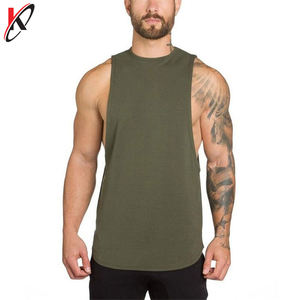 Venta al por mayor 2025 verano hombres llano moda hombres Casual Tank Top sin mangas cuello redondo Slim Chaleco de talla grande - Product Image 4