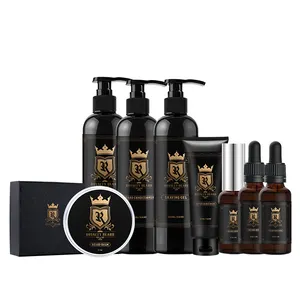 Kit per la cura della barba con Logo personalizzato con scatola di fragranze