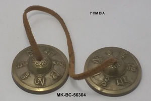 Cloche d'extérieur ting-sha en métal, paire - Product Image 5