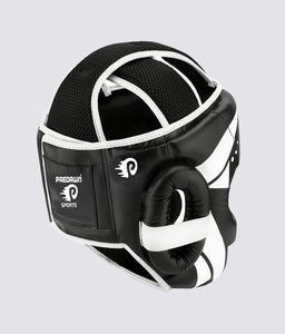 Protector de cabeza de cuero Heard para artes marciales de boxeo de Taekwondo-Protector de alto impacto para entrenamiento y competición - Product Image 5