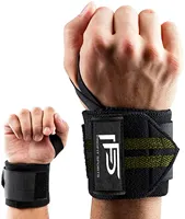 Custom Fitness Gewichtheffen Pols Wraps Legergroen Multicolor Ademend Polsband Hand Ondersteuning Gym Wrist Wraps Brace