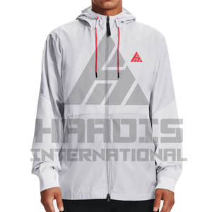 Veste coupe-vent en polyester imperméable pull personnalisé nouveau design veste coupe-vent bon marché en gros - Product Image 1