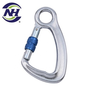 Gancho de presión de anillo en D superligero, aleación de acero de alta resistencia a la tracción de alta calidad, acabado cromado, certificado CE, resistencia a la rotura de 25kN - Product Image 5