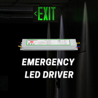 Alimentateur LED d'urgence étanche Antron à puissance constante 20W, sortie unique, AC-DC, batterie, garantie 5 ans, éclairage LED 90 minutes