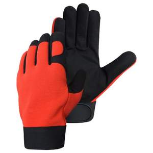 Goatskin-guantes de trabajo mecánicos de cuero, antideslizantes, KS-3170, sin forro, amarillo - Product Image 3