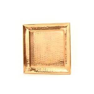 Bandeja de Servicio con Marco Metálico Plateado de Diseño RABEH MT-43 para Decoración de Bodas, Grado Comercial, Ecológica - Product Image 6