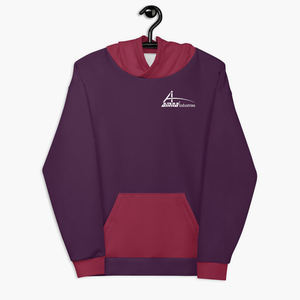 Sweat à capuche de sport pour femmes, hoodie de grande qualité à deux tons avec poches avant, - Product Image 1
