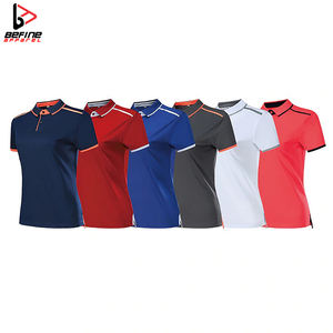 เสื้อยืดโปโลแขนสั้นผ้าฝ้ายระบายอากาศสำหรับผู้ชายและผู้หญิงปรับแต่งได้ทั้งชายและหญิง - Product Image 6