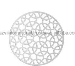Natural <b>Agate</b> Round <b>Coaster</b> Classic Design Eco-Friendly 100mm Diameter 4/5mm Thickness - Product Image 6