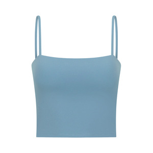 Manufacturer Custom Base High Quality Tank <b>Top</b> Women Sporting Fitness Blank Sleeveless Crop <b>Top</b> - Product Image 6