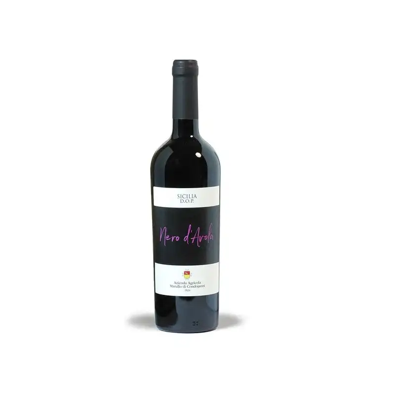 Nero D'Avola DOP ไวน์แดงคุณภาพเยี่ยมจากอิตาลี,แมทช์ที่ดีที่สุดกับเนื้อย่างของคุณพร้อมส่ง