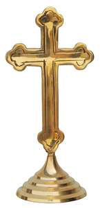 Autel en laiton gravé avec croix, fournitures d'église, crucifix, nouvelle collection - Product Image 5