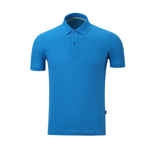 Polo de diseño liso de talla grande para hombre - Product Image 2