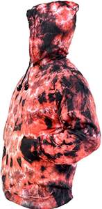 Prix d'usine 350 GSM Sweat à capuche en coton pour homme Sweat d'hiver Tie Dye Imprimé en relief Vente en gros personnalisée - Product Image 5