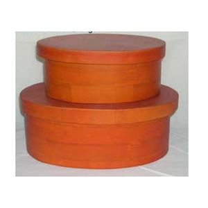 Cajas artesanales de bambú redondas ecológicas de alta calidad, hechas a mano, duraderas, personalizables - Product Image 3