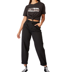 เสื้อยืดคอกลม OEM ใหม่ ออกแบบเองได้ พร้อมสกรีนลาย 100% ผ้าฝ้ายเจอร์ซีย์ สำหรับผู้หญิงและนางแบบ - Product Image 3