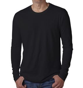 Hot Sell Most Comfortable 100% Cotton Summer Season Custom <b>Hip</b> Hop O-Neck Printed Breathable Long Sleeve T Shirt - Product Image 4