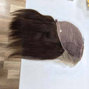 Perruque Remy lisse pour femmes noires, perruque à dentelle transparente, EXTENSION de cheveux naturels vierges de haute qualité, prix en gros - Product Image 1