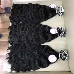 Recién llegado grado 12A crudo birmano ondulado virgen cutícula alineada cabello sin enredos sin derramamiento virgen cuerpo onda cinta para el cabello 10 "-32" - Product Image 3