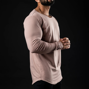 T-shirt homme uni décontracté OEM, manches courtes, couleur unie, impression 3D, broderie, 100% coton - Product Image 3