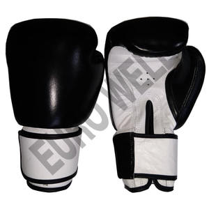 Guantes de boxeo hechos de fábrica directos impresos con logotipo personalizado Material de color profesional Guantes de boxeo para adultos - Product Image 1