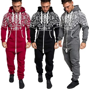 Ensemble de survêtement homme automne 2026 avec logo personnalisé, 7 modèles, en molleton 100% coton, comprenant un sweat à capuche et un pantalon de jogging extensible dans les quatre sens - Product Image 1