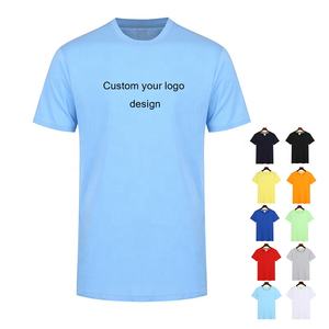 Camiseta de manga corta de algodón Pima 100% de alta calidad para hombre con estampado personalizado con logotipo patrón liso al por mayor de talla grande disponible - Product Image 2