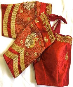 Vêtements de soirée de créateur chemisier brodé indien dames femmes cousu readymade bas prix en gros surat alphanumero - Product Image 4