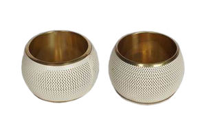 Filet en laiton serviette anneau fête Ware serviette anneau pas cher serviette anneau pour mariage hôtel Table à manger décoratif - Product Image 2