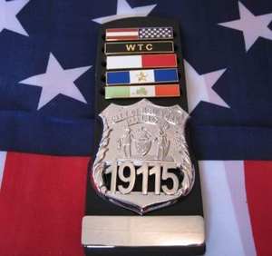 Leather Breast <b>bar</b> Badge Holder Case Premium <b>Accessory</b> for Displaying Badges - Product Image 6