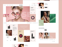 Software profesional de diseño de sitios web Hair Spa Saloon Con envío en línea y servicios de marketing digital incluidos Beauty Company
