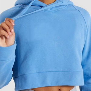 New Trending Women's Crop Top Hoodies Stylish Drop-Shoulder Hoodies for Woman High Quality Crop Top Hoodies - Product Image 6