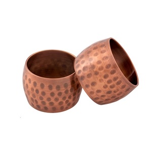 Anneau de serviette en métal décoratif indien élégant fait à la main, vaisselle de Table anneau de serviette vente en gros luxueux anneaux de serviette fantaisie - Product Image 4