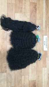 ผมต่อจากกัมพูชาผมต่อแบบ100% ผมมนุษย์หยิกหยักศกแบบคู่ - Product Image 3