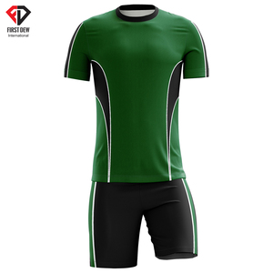 Conjunto de uniforme de fútbol para hombres, ropa personalizada de talla grande, 100% poliéster, de alta calidad, cómoda, sublimación, último diseño - Product Image 5