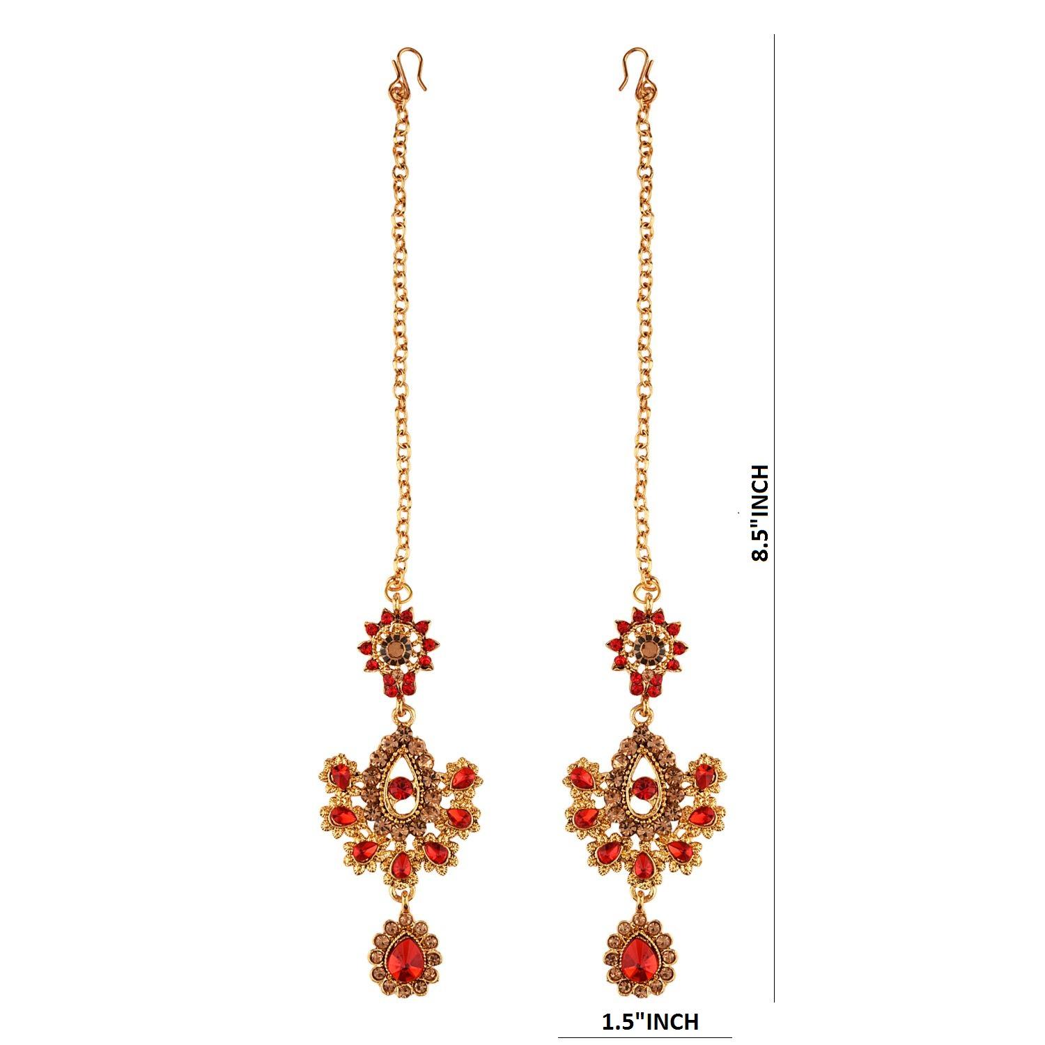 Touchstone Collier Indien Bollywood Ethnique Paon Minakari Diamante Mangalsutra Ensemble Bijoux Pour Femme Multicolore