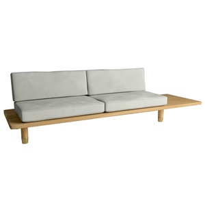Đồ Nội Thất Phòng Khách Thấp MOQ Tùy Chỉnh Gỗ Hiện Đại Scandinavia Vải Sofa - Product Image 3