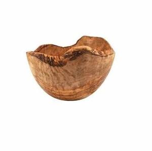 Bol à nourriture rustique en bois de manguier et cuivre, design arrondi écologique pour la nourriture des animaux de compagnie ou à usage général - Product Image 2