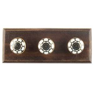 Decorative Premium Golden <b>Wooden</b> Floral Waterproof Bag Hooks <b>Towel</b> Holders Robe Hangers Extreme Durable Indian Craft Wholesale - Product Image 1