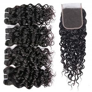 Extensiones de Cabello Humano Virgen Remy Ondulado para Tejido de Cabello en Línea, India del Sur - Product Image 1