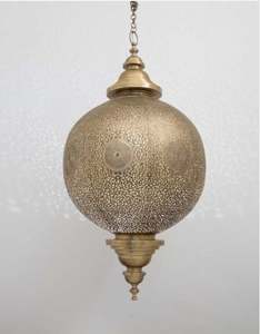 Colgante de techo marroquí de latón decorativo, hecho a mano, para decoración interior y exterior, de buena calidad - Product Image 2