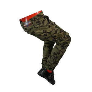 Camouflage Trousers Slim Fit Mens Cargo Pants Custom Made Cargo Trousers in Camouflage Style with Private Logos Camo Jogger Pant - Product Image 1
