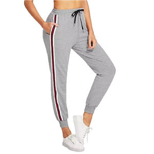 Joggers de forro polar de poliéster para mujer, pantalón de chándal con diseño de cliente, impresión por sublimación, bajo precio - Product Image 1