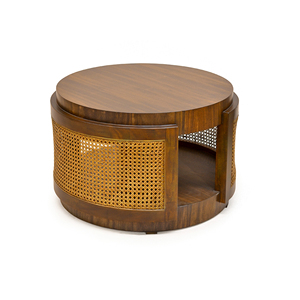 Kamaratih rattan <b>round</b> coffee <b>table</b> customized for bedroom living <b>Dining</b> room home and hotels. - Product Image 1