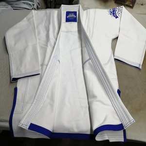 Alta calidad personalizable Jiu-Jitsu brasileño (BJJ) Entrenamiento Gi Rashguard 100% parches bordados de algodón OEM ropa de artes marciales - Product Image 4