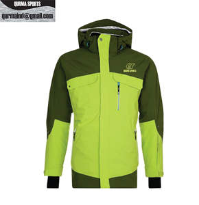 Chaqueta cortavientos con cremallera para hombre personalizada para invierno transpirable e impermeable con tejido de piel de oveja procesado - Product Image 5