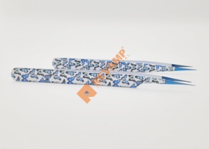 Pince à cils professionnelle en acier inoxydable durable Marque privée Cils d'isolation droits Pro enduits de papier - Product Image 5